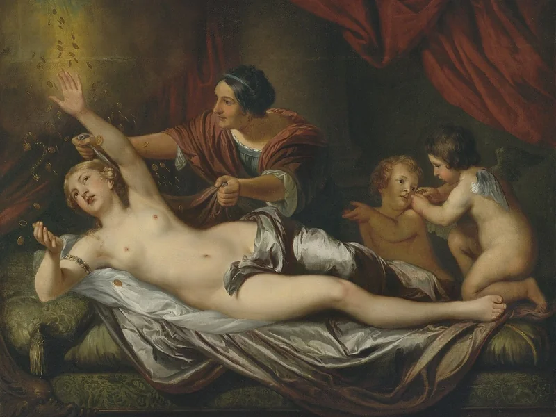 1644-Daniel Mijtens II - Danae e la pioggia d'oro